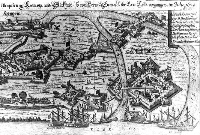 Belagerung Krempes und Glückstadts 1628